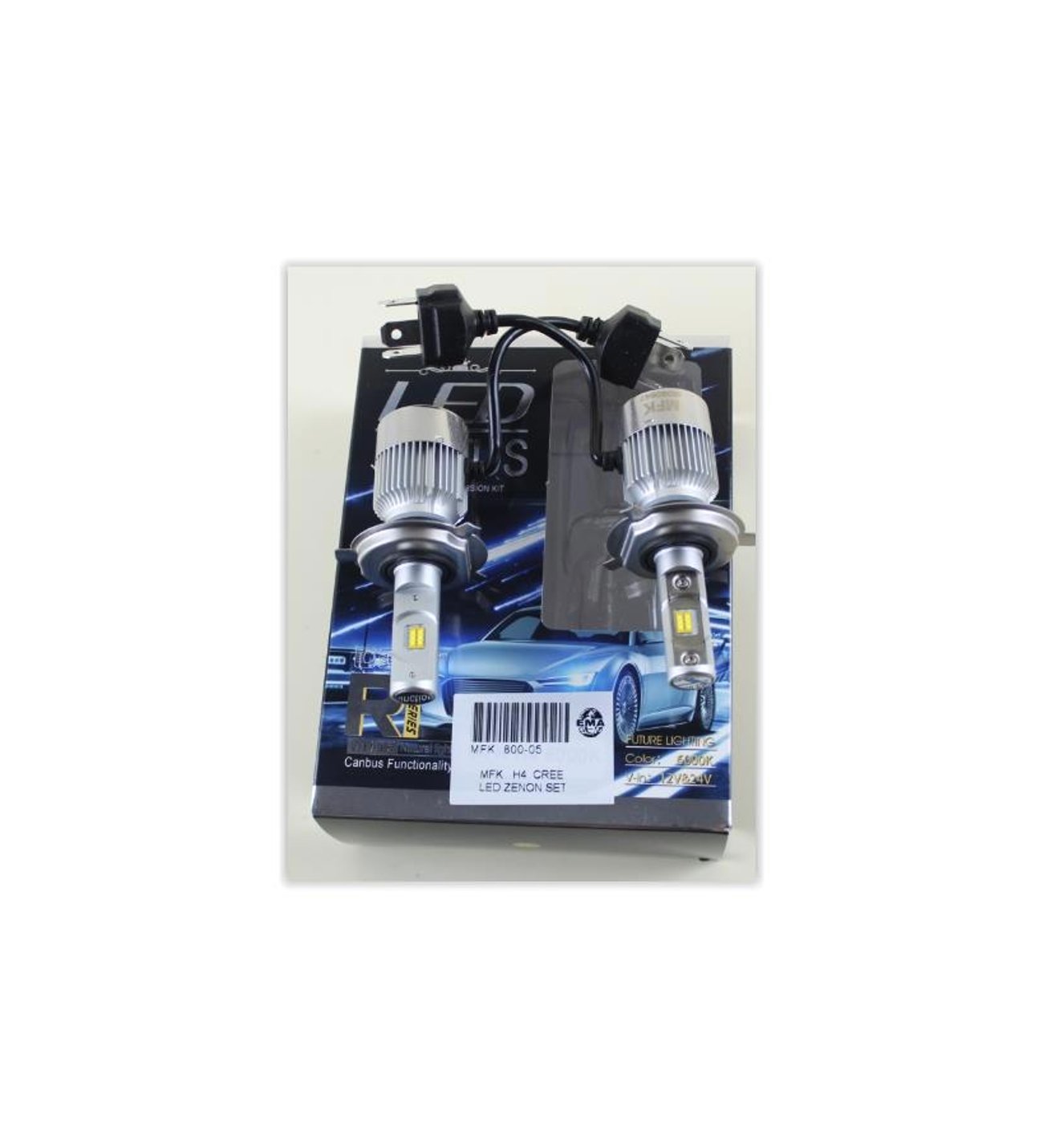 MFK 300-36-H4 LED XENON SET CREE LED 6000K//4837